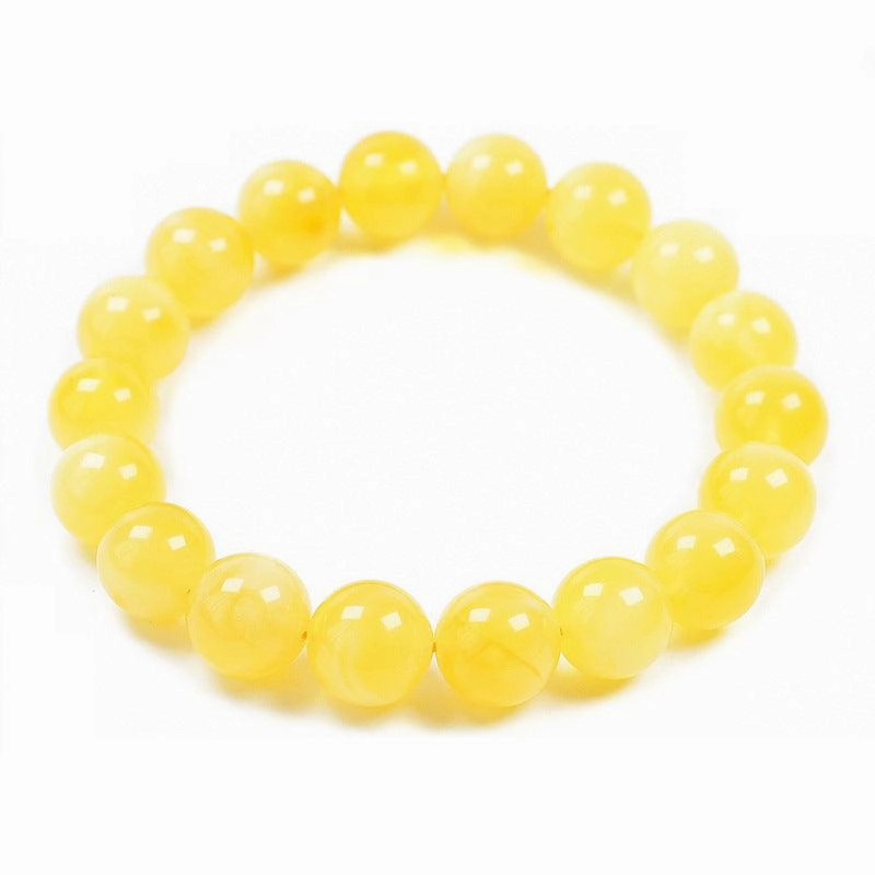 Men's And Women's Russian Chicken Oil Yellow Beeswax Jewelry