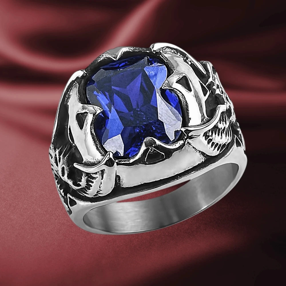 Men's Blue Eagle Ring