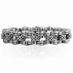 Men's Celtic Knot Steel Bracelet 