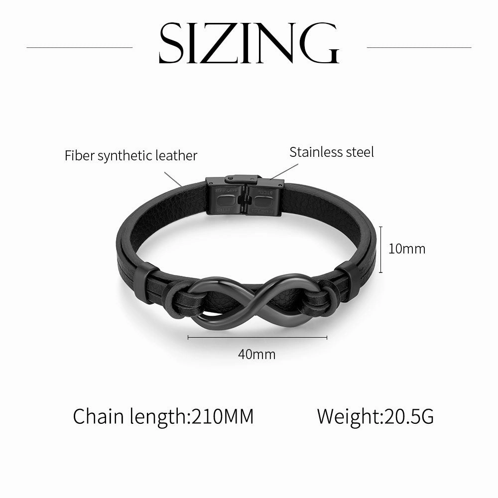 Men's chosen bracelet - black