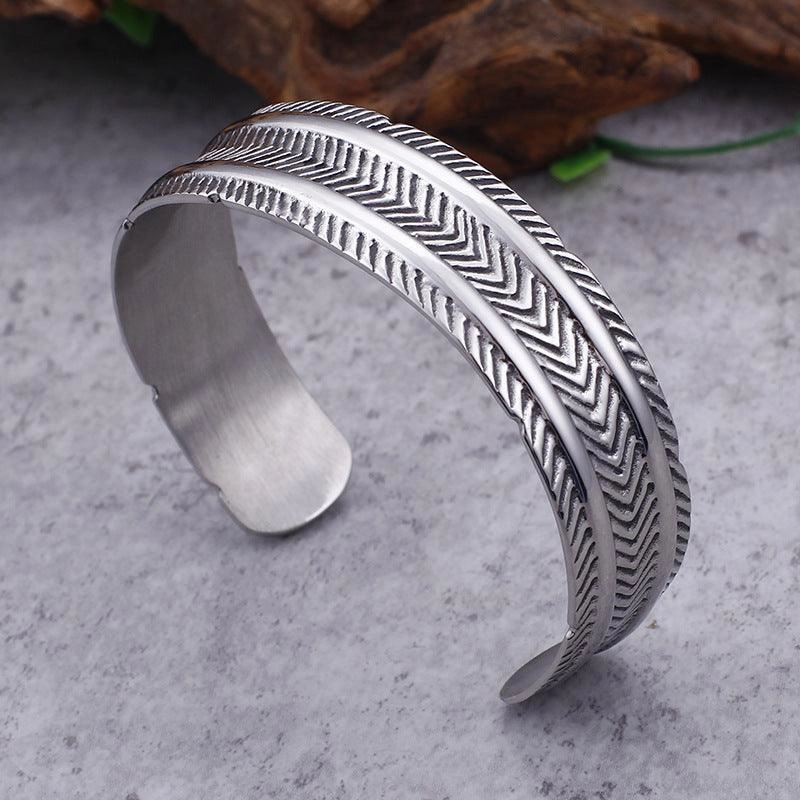 Men's Fashion Retro Stainless Steel Bracelet