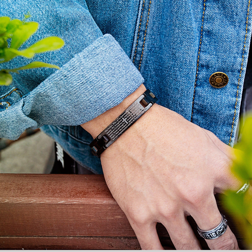 Men's for christ bracelet