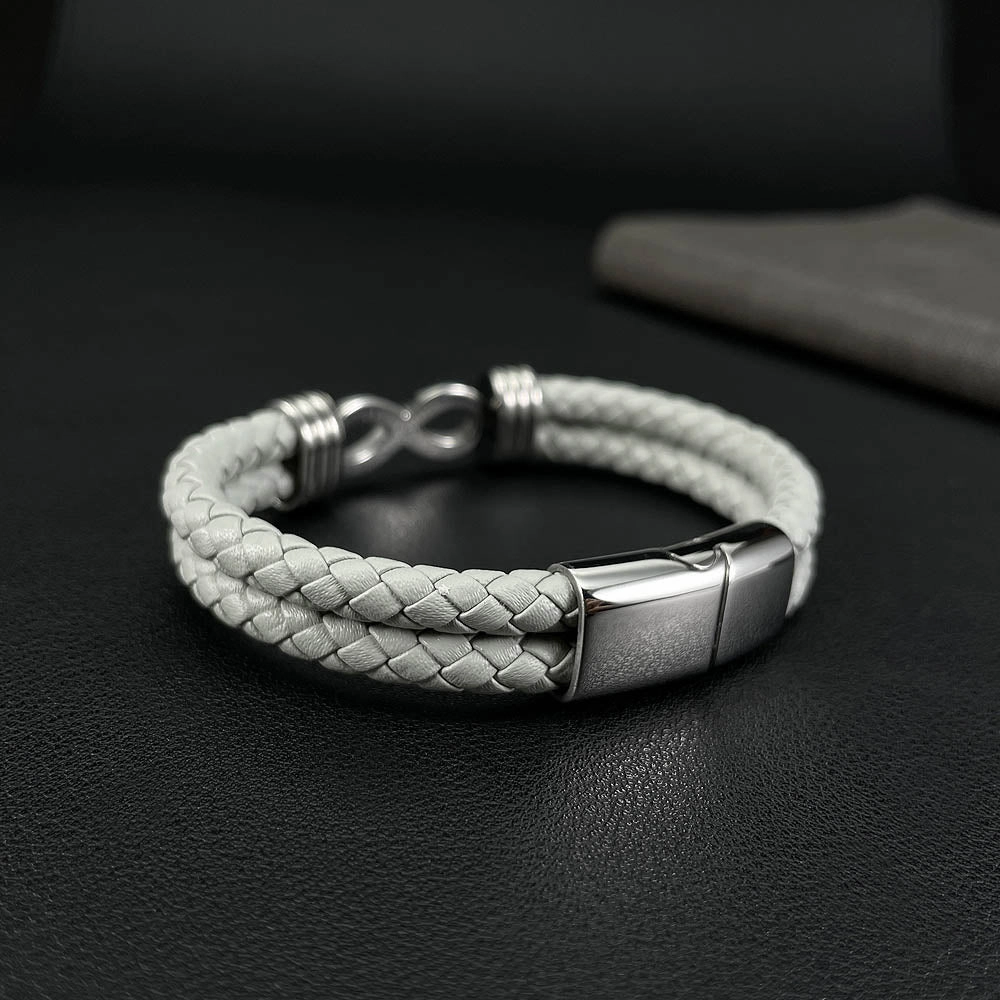Men's infinity bracelet