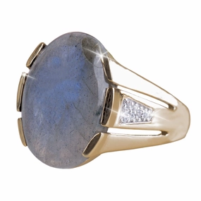 Men's Labradorite Ring 