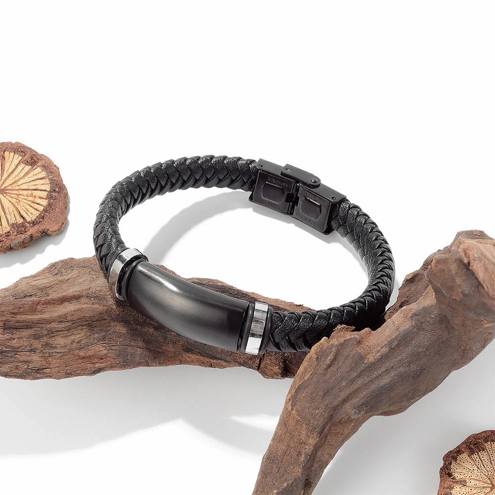 Men's prism bracelet - black