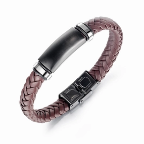 Men's prism bracelet - brown hand-chain-bracelet  