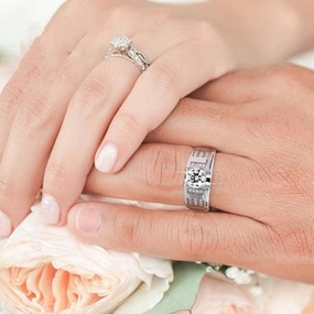 Men's Simple Live Silver Ring 