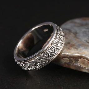 Men's Sterling Silver Rotary Ring 