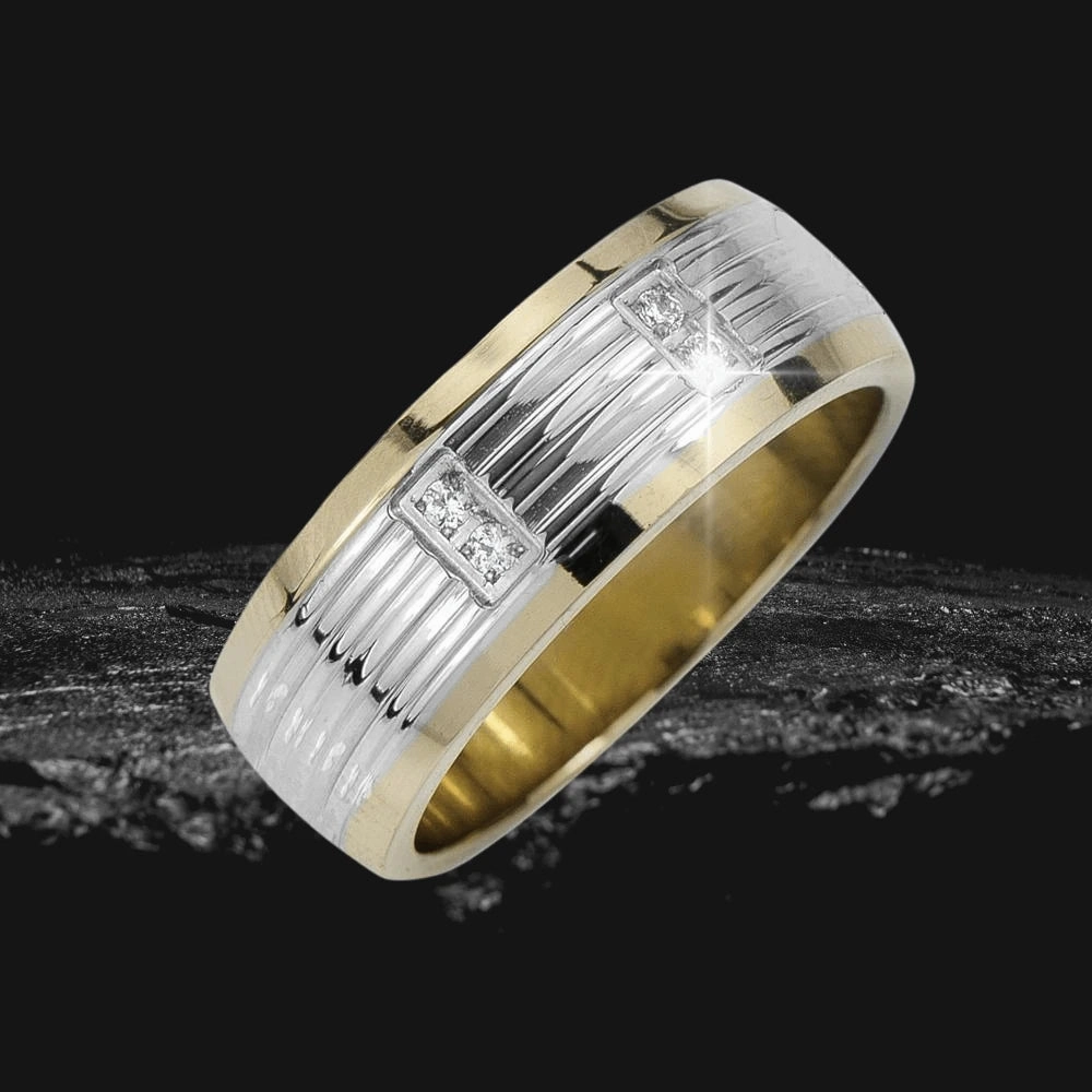 Men's Tower Diamond Ring