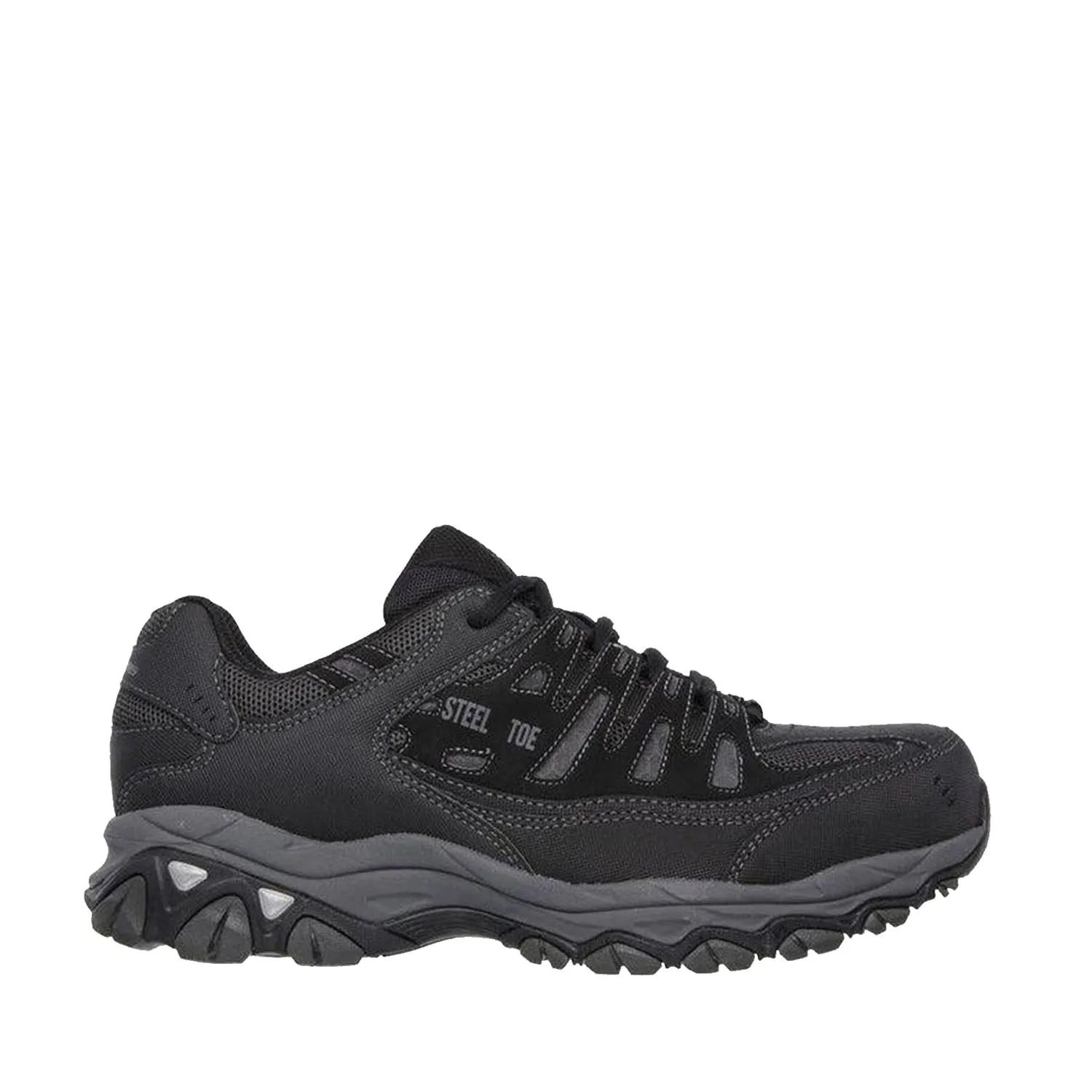 Herren Cankton Schuh mit Stahlkappe in entspannter Passform Schwarz