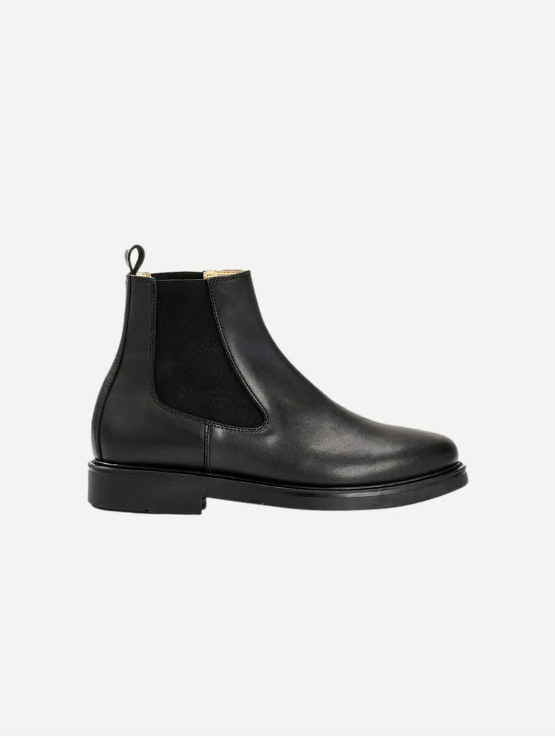 Herren Chelsea-Stiefel aus veganem Leder | Schwarz