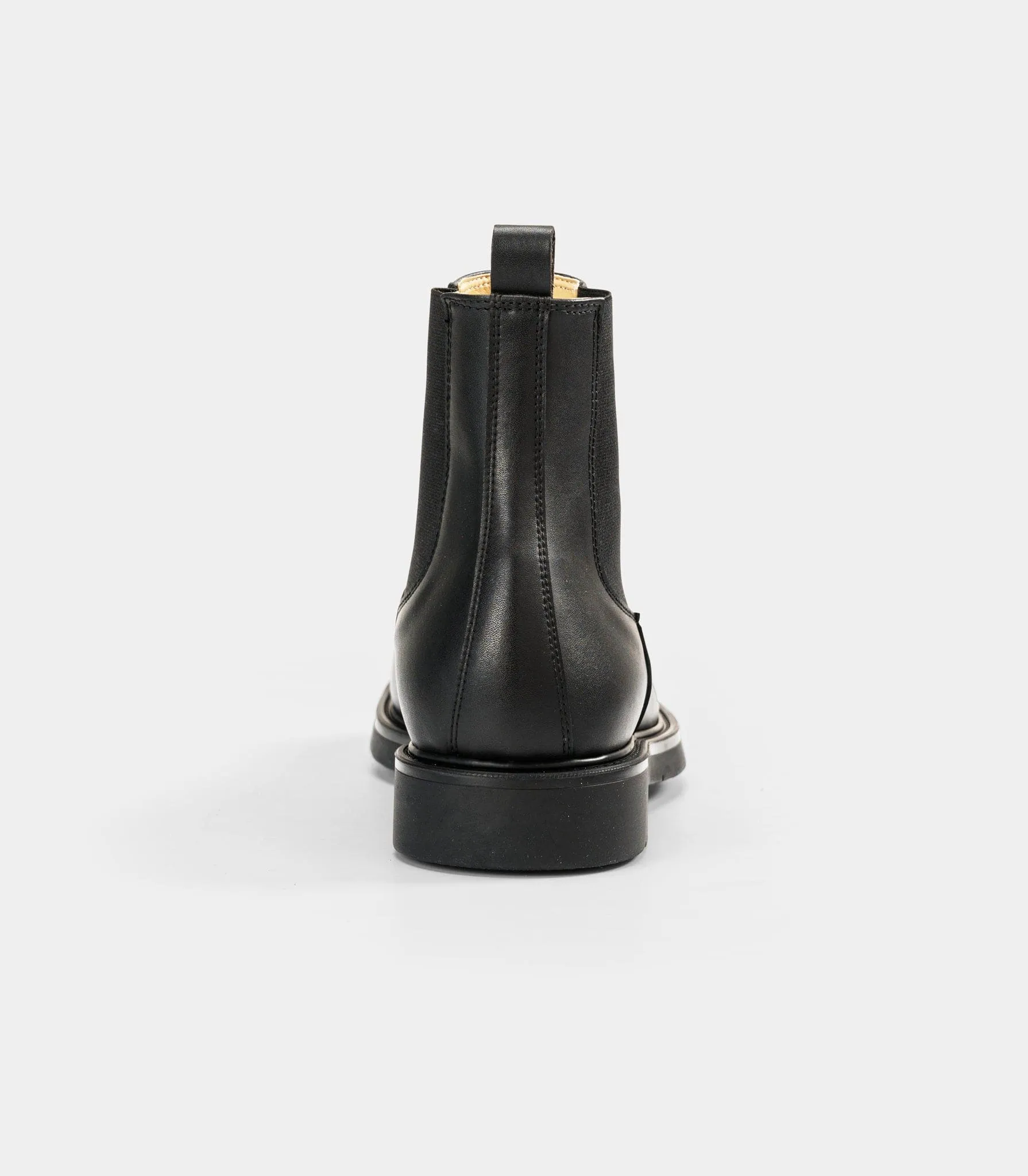 Herren Chelsea-Stiefel aus veganem Leder | Schwarz