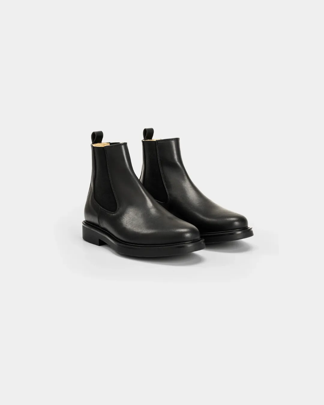 Herren Chelsea-Stiefel aus veganem Leder | Schwarz