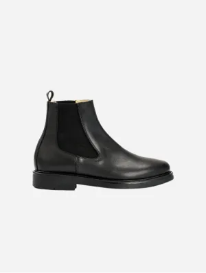 Herren Chelsea-Stiefel aus veganem Leder | Schwarz