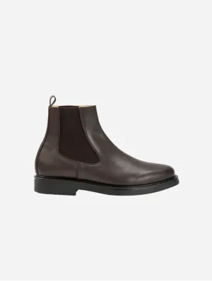Herren Chelsea-Stiefel aus veganem Leder | Braun