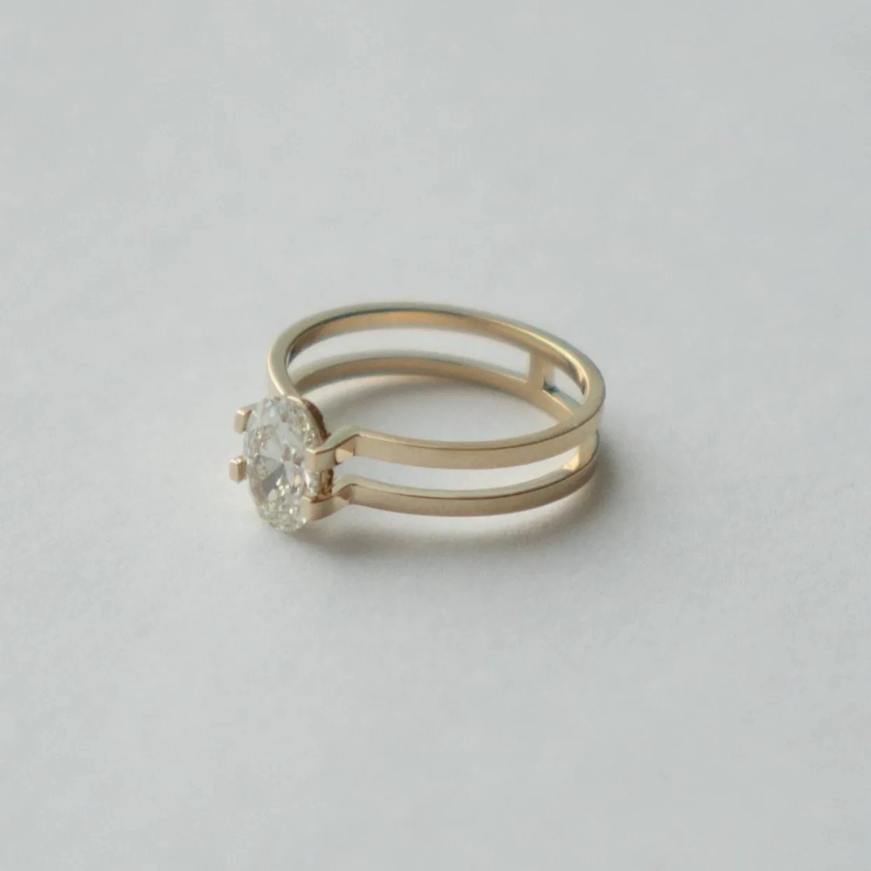 Mes Ring with 1.00ct Lab-grown Diamond in Gold