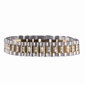Michigan Two-Tone Bracelet 