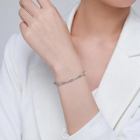 Micro-set Cross Wave Jewelry Bracelet 
