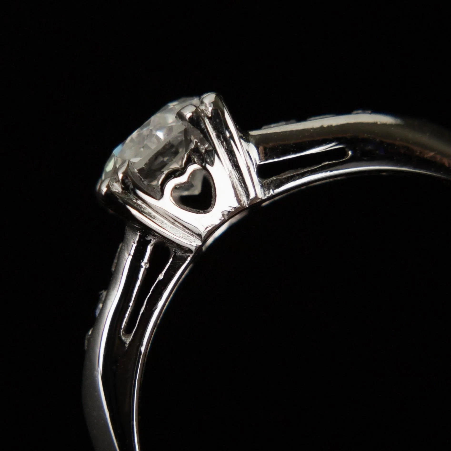 Mid Century Platinum Diamond Ring | Circa 1950