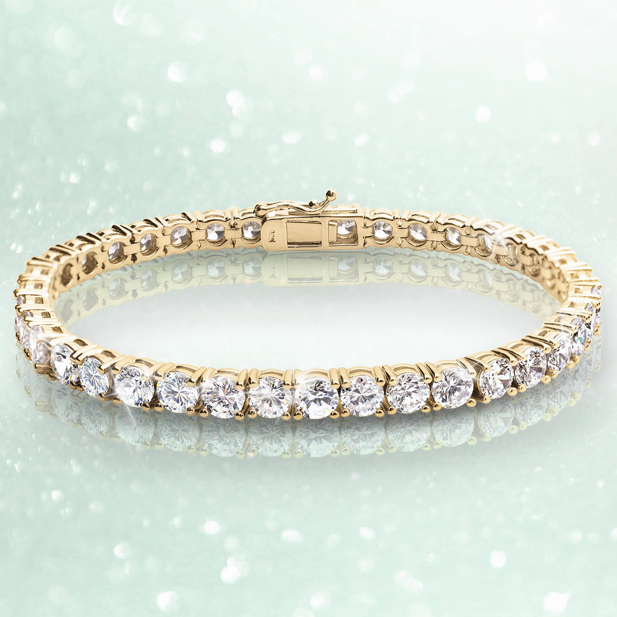 Millionaire Gold Tennis Bracelet