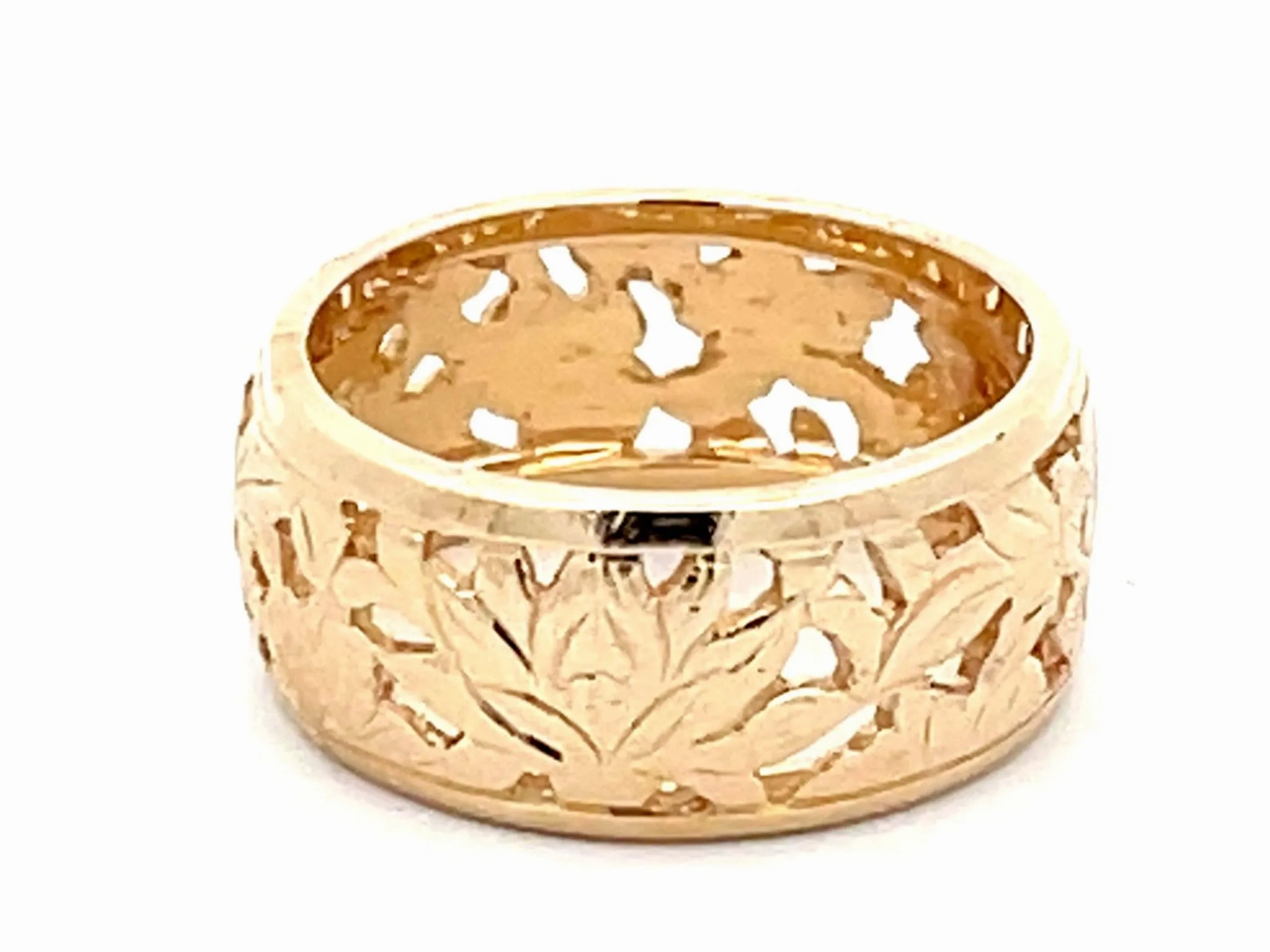 Mings Four Seasons Cutout Ring in 14k Yellow Gold