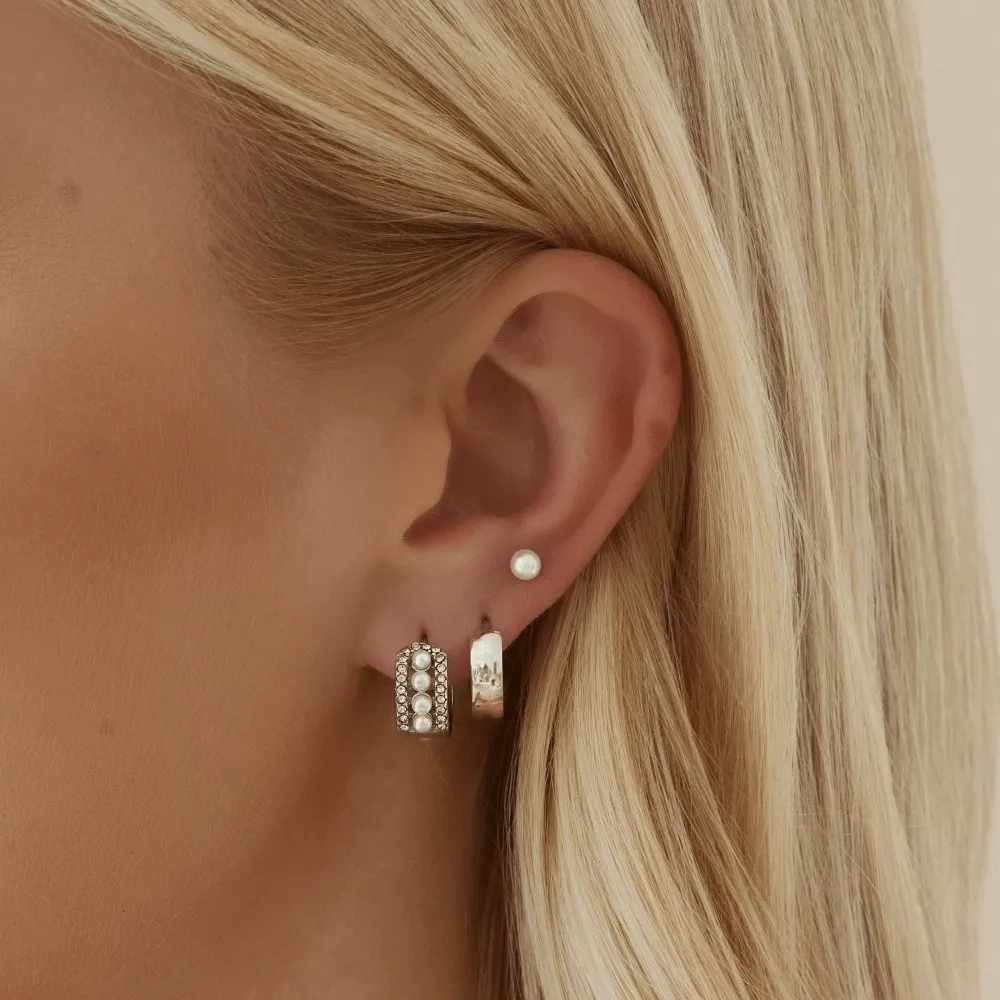 Mini Pearl Stud Earrings