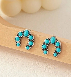 Mini Squash Earrings texture-rose-gold  