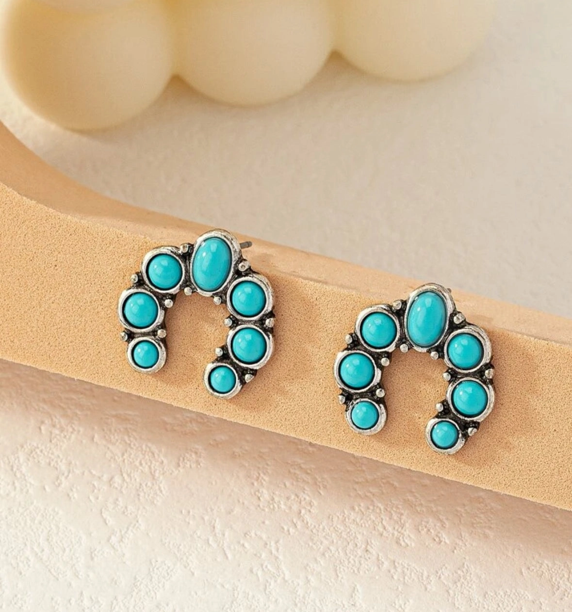 Mini Squash Earrings texture-rose-gold  