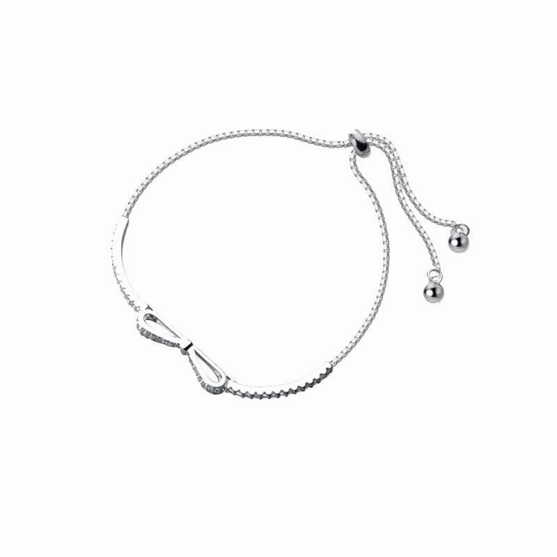 Minimalist Bow Pull Bracelet Women's Bracelet