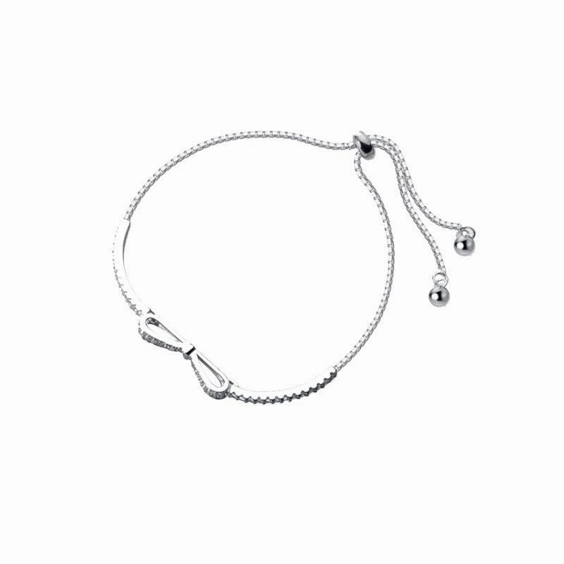 Minimalist Bow Pull Bracelet Women's Bracelet