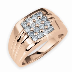 Mirage Men's Ring Rose Gold 