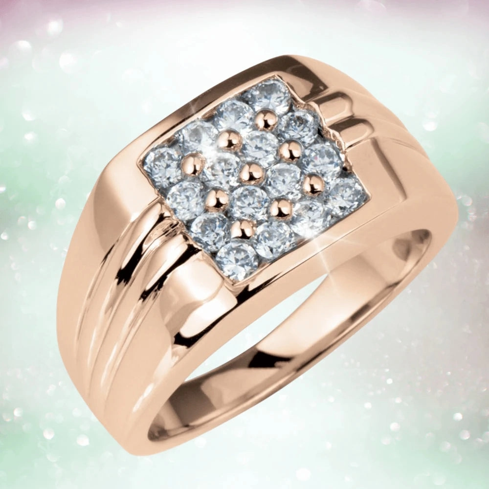 Mirage Men's Ring Rose Gold