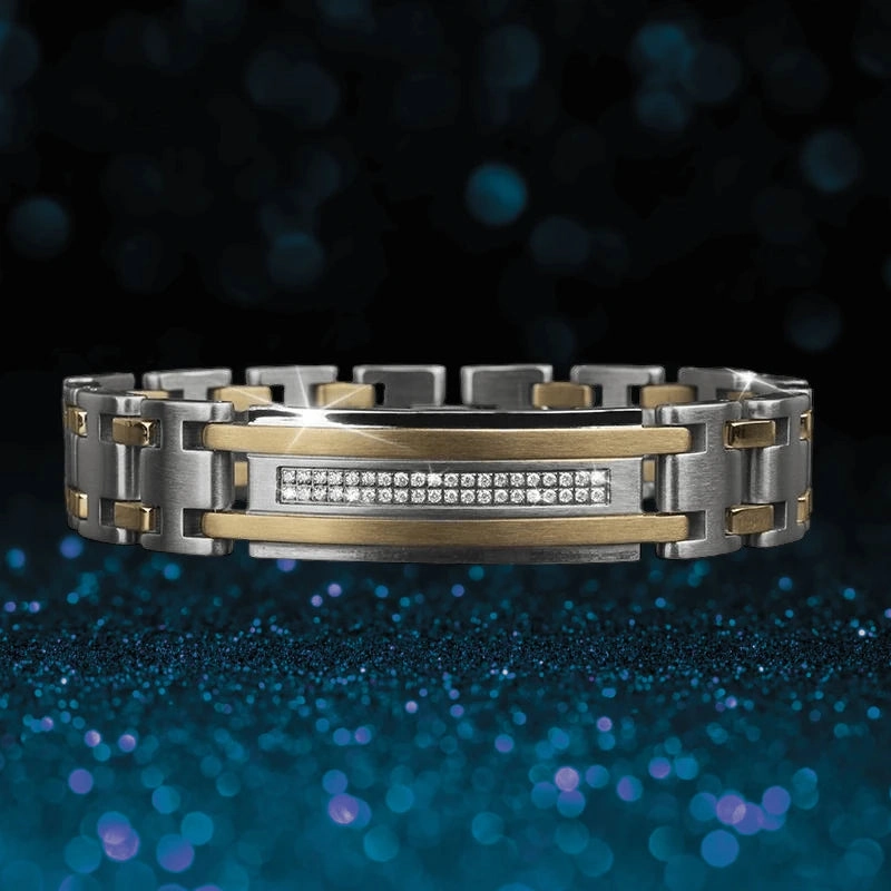 Mitre Two-Tone Bracelet