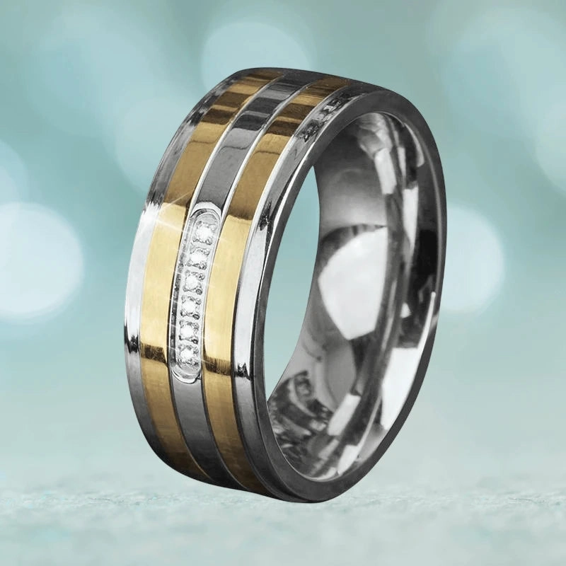 Mitre Two-Tone Ring