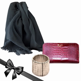 Mode Gift Set Burgundy Bemboka Gior hand-chain-bracelet  