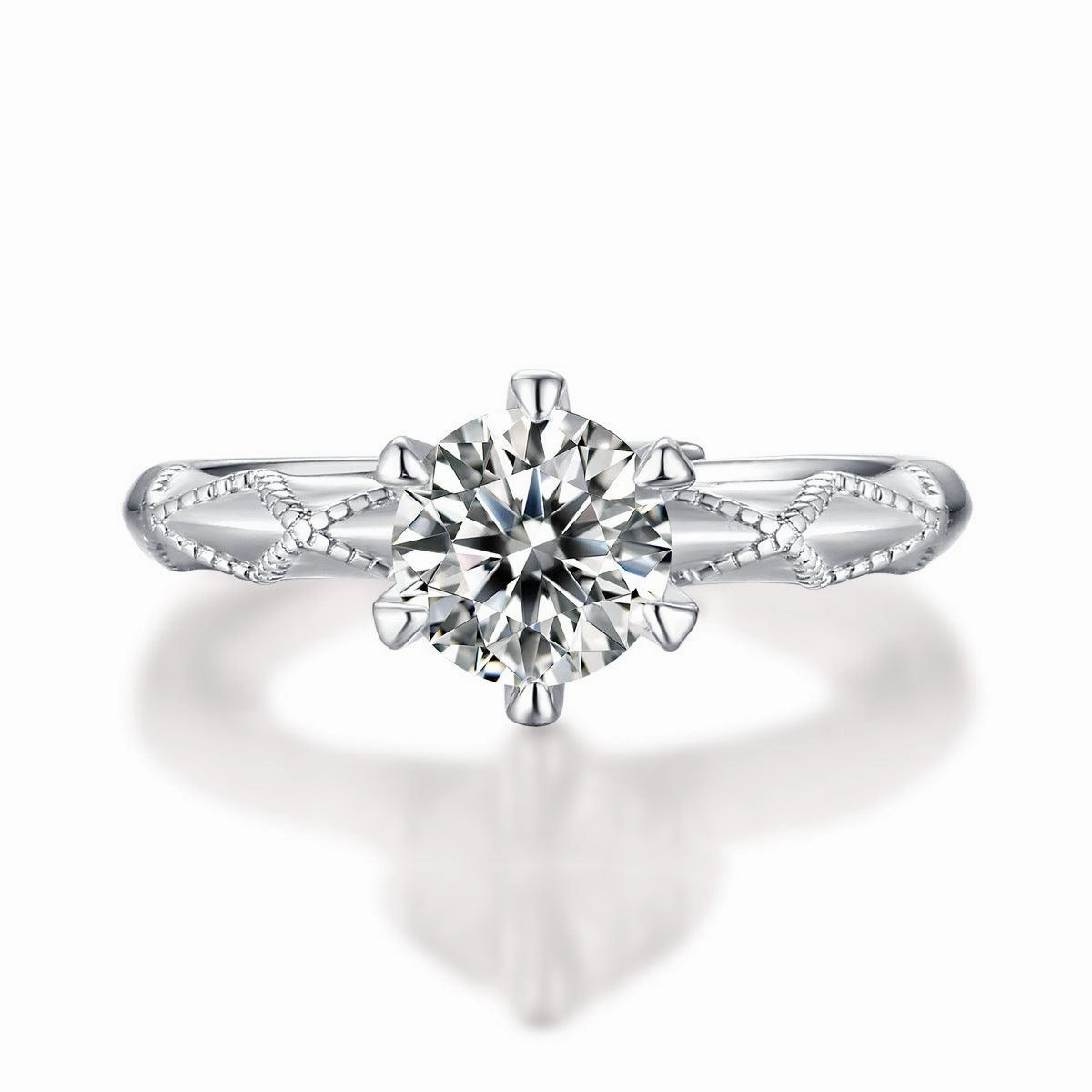 Moissanite's Promise Of Love Ring For Women