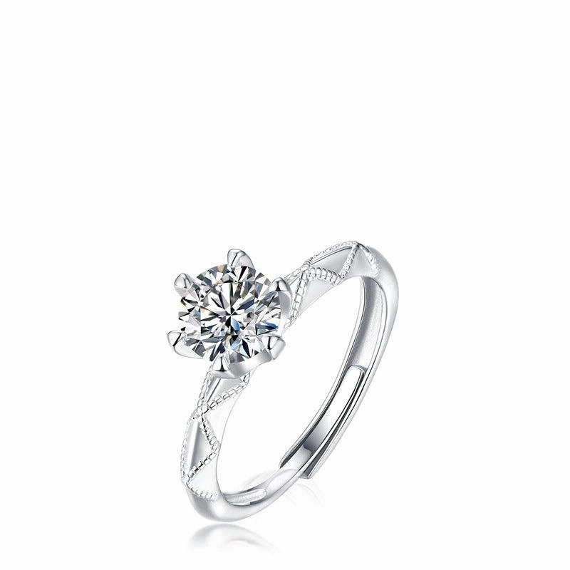 Moissanite's Promise Of Love Ring For Women