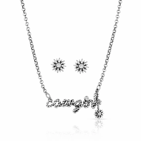 Montana Silversmith For the Cowgirls Jewelry Set texture-rose-gold  