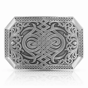 Montana Silversmith Gunmetal Western Celtic Knot Buckle texture-rose-gold  