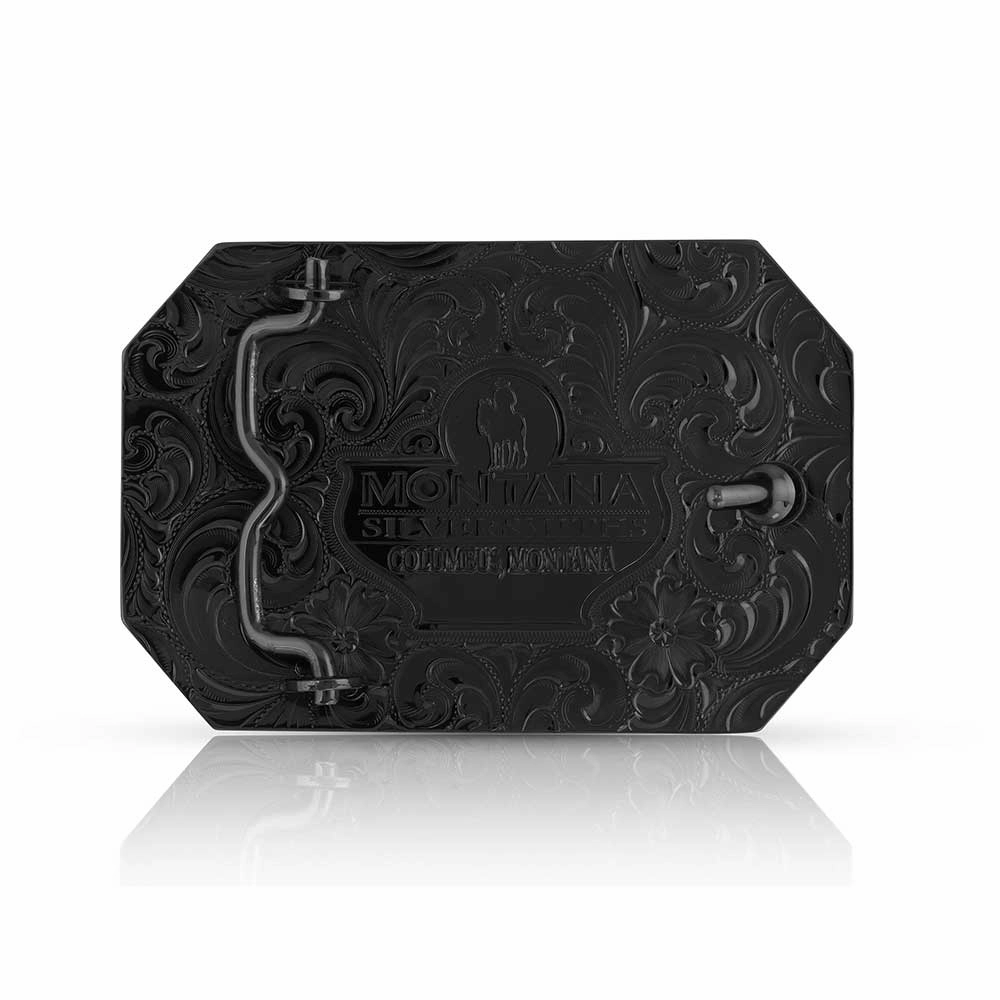 Montana Silversmith Gunmetal Western Celtic Knot Buckle