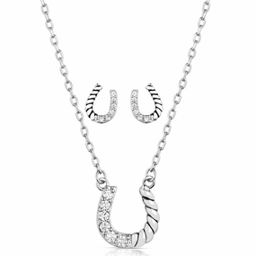 Montana Silversmith Roping Luck Jewelry Set texture-rose-gold  
