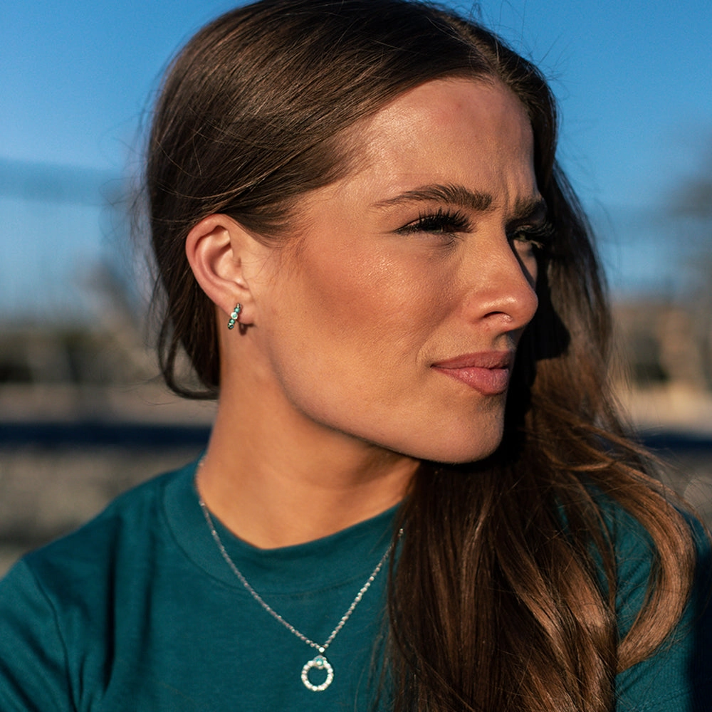 Montana Silversmith Turquoise Tranquility Crystal Earrings