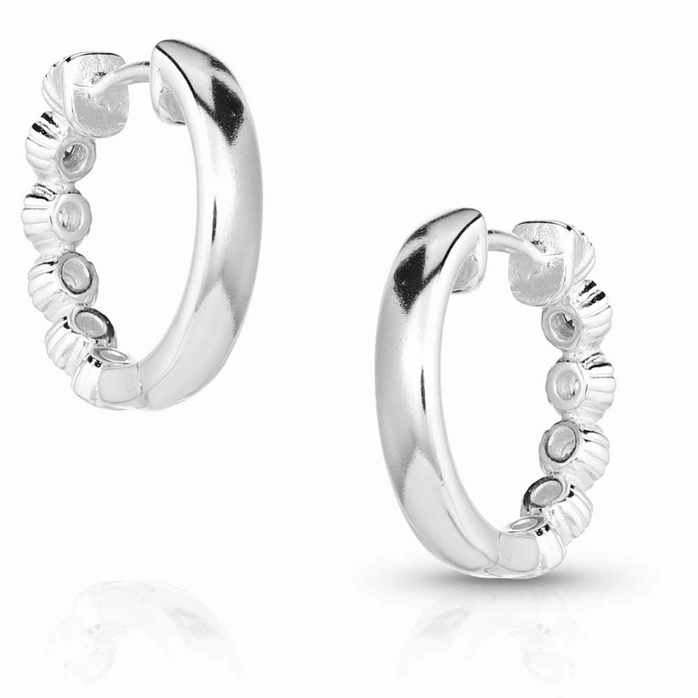 Montana Silversmith Western Wonderland Crystal Hoop Earrings