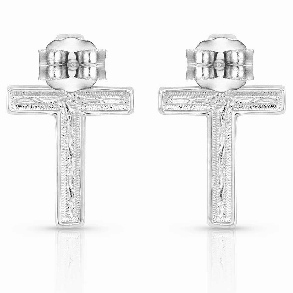 Montana Silversmiths American Legends Color Cross Earrings