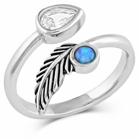 Montana Silversmiths Balance of Nature Open Ring texture-rose-gold  