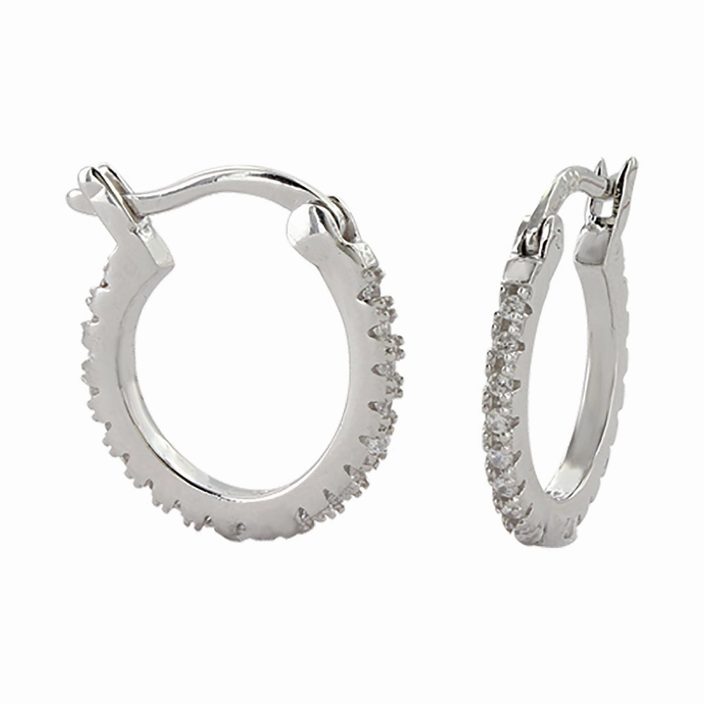 Montana Silversmiths Classic Small Hoop Earrings texture-rose-gold  