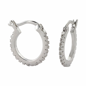 Montana Silversmiths Classic Small Hoop Earrings texture-rose-gold  