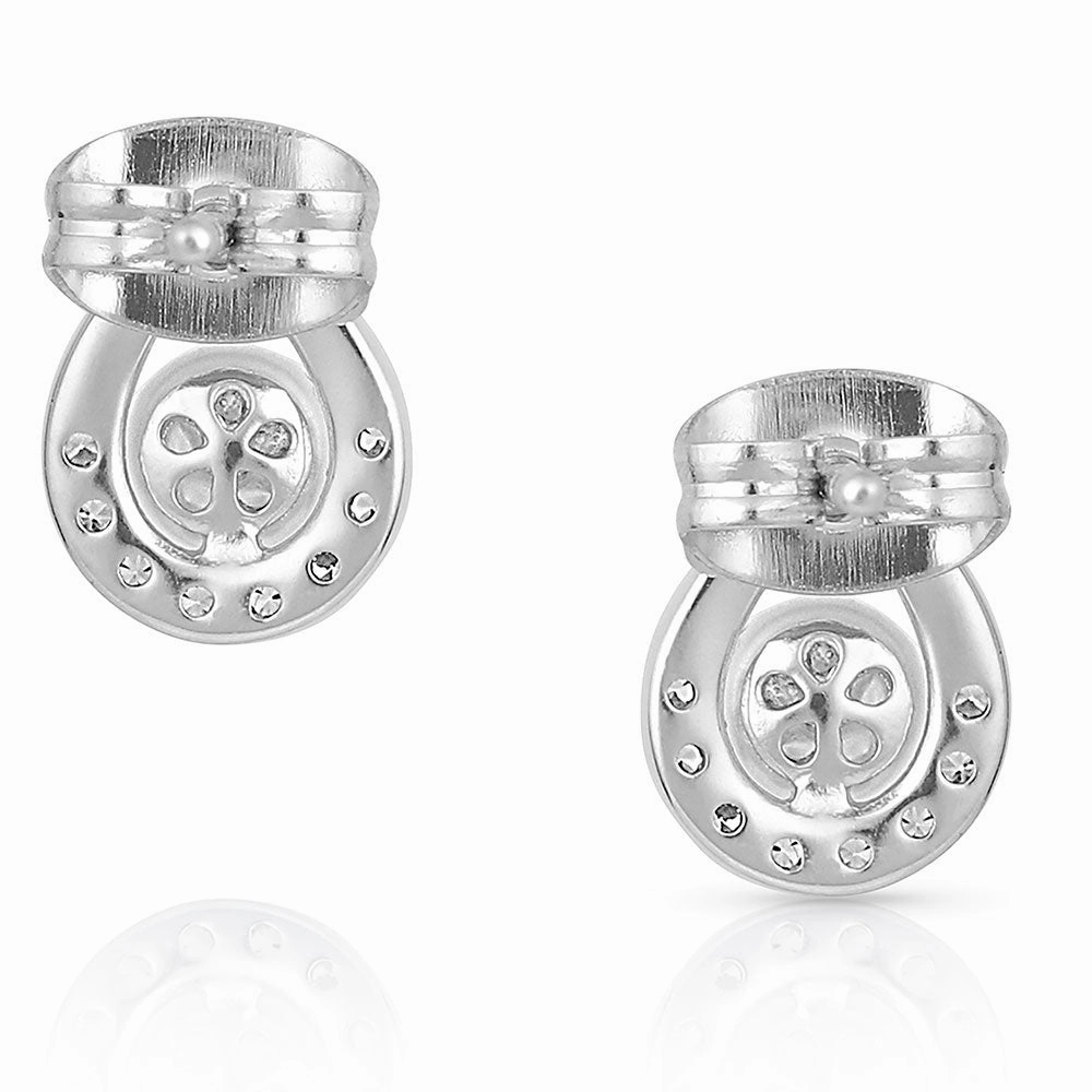 Montana Silversmiths Cradled Sparkle Stud Earrings
