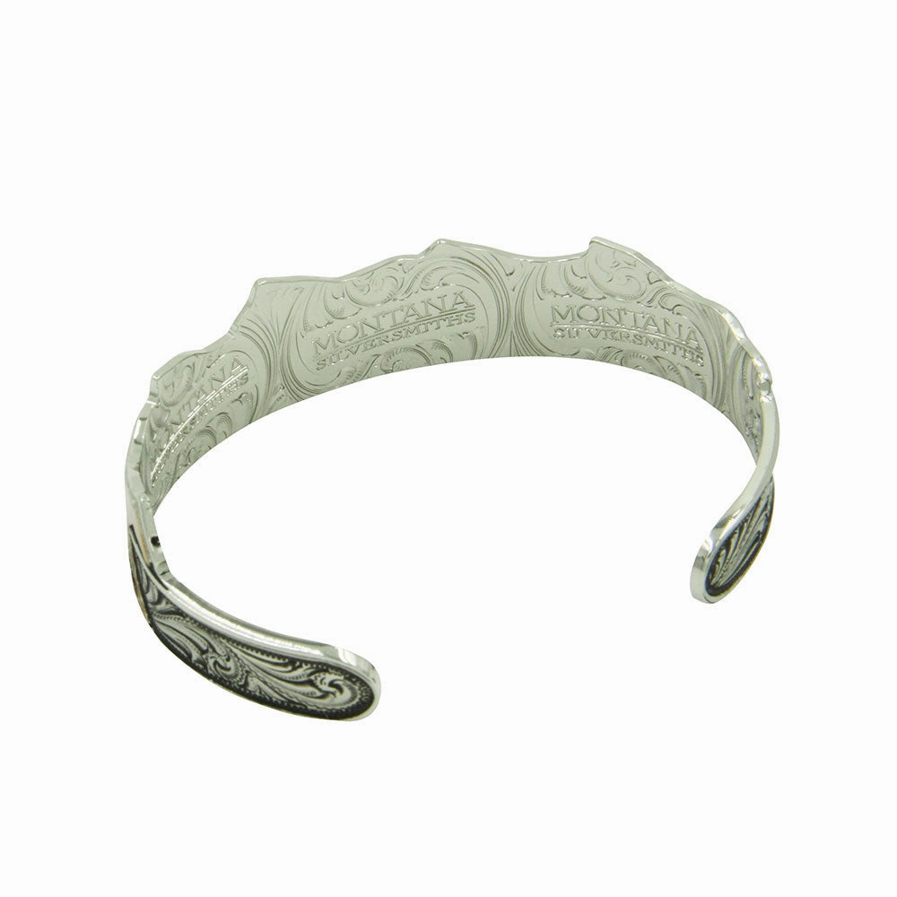 Montana Silversmiths Curio Finish Horses of a Different Color Cuff Bracelet