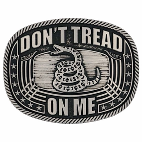 Montana Silversmiths Don't Tread On Me Roped Attitude Buckle texture-rose-gold  